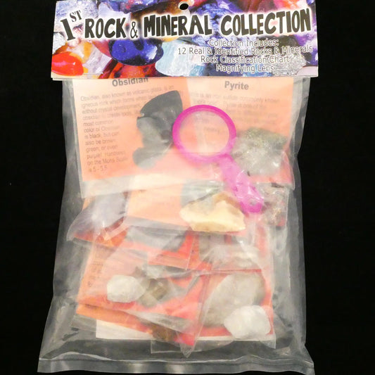 1st Rock & Mineral Collection Bag 10-12 Rocks and Minerals *Ages 8+* (1 Set)