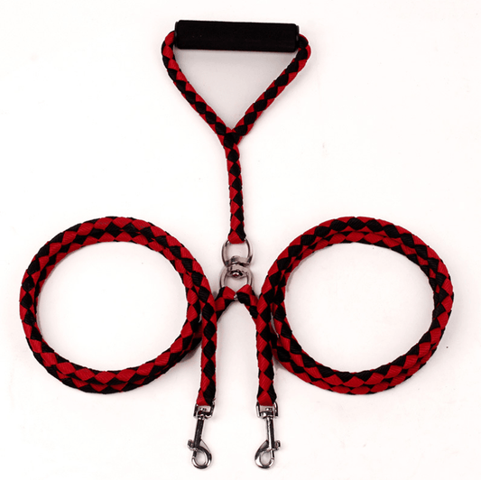 Double-Ended Hand-Knitted Braided Rope Dog Leash: The Ultimate Outdoor Companion